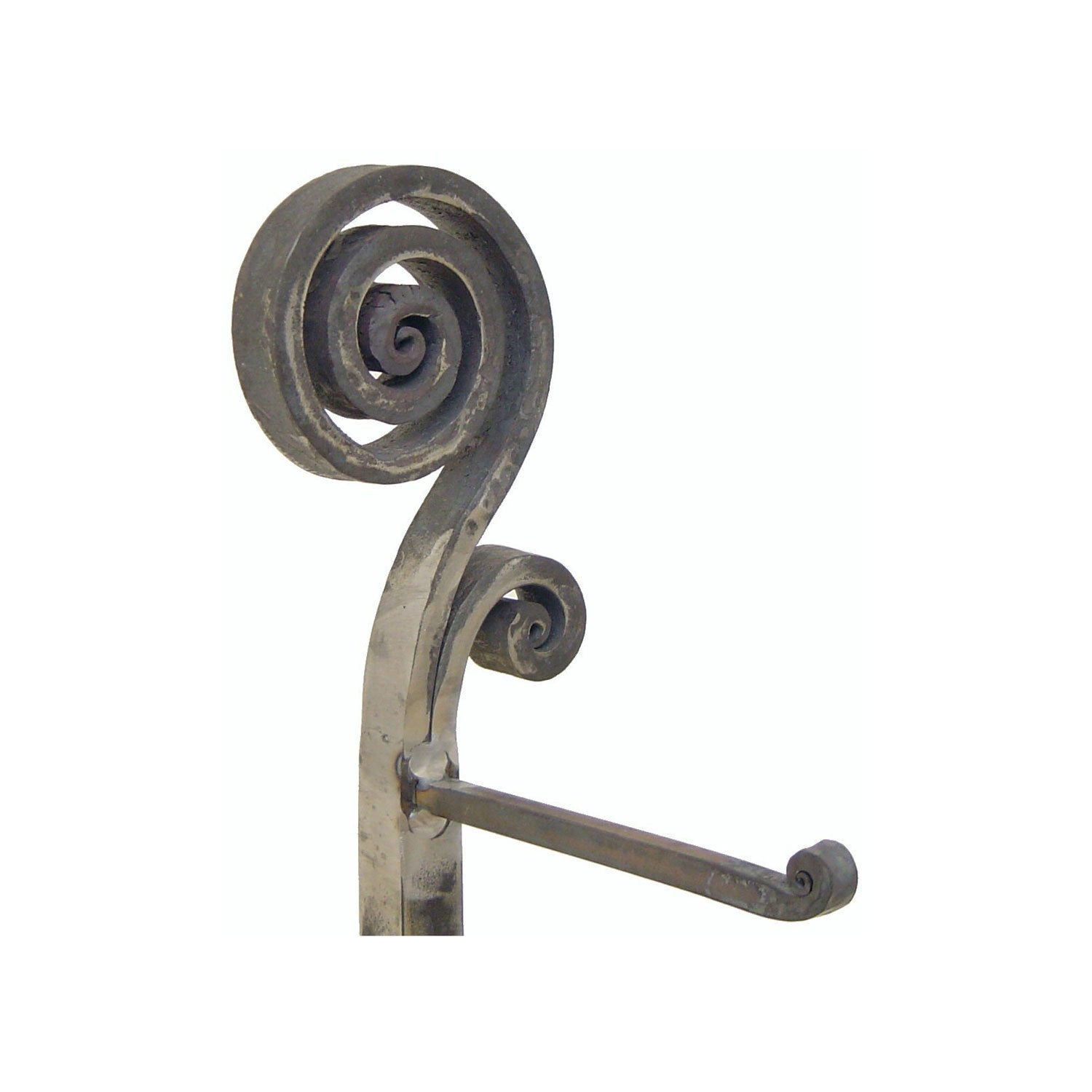 Set Camino 4 Pezzi con Spirale decorativa Forgiato a mano in Ferro Molato