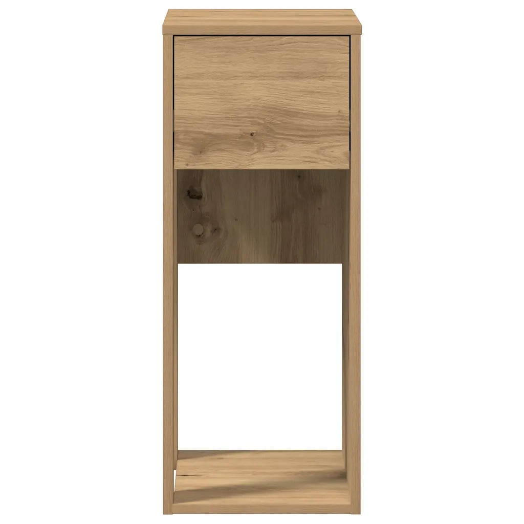 Supporto per Computer a Torre con Cassetto Rovere 30x44x74 cm CFW2439482