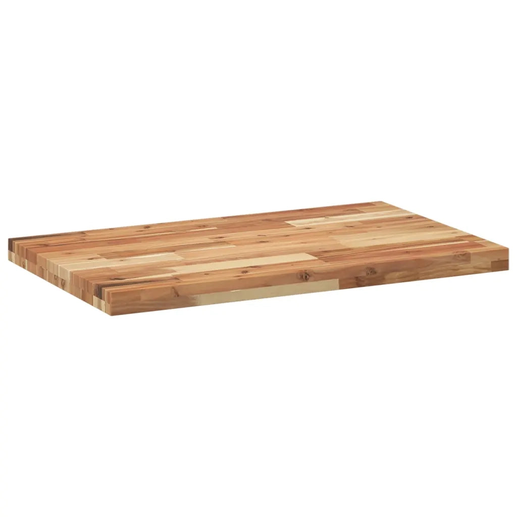 vidaXL Piano da Bagno Finitura a Olio 60x50x4 cm in Legno di Acacia