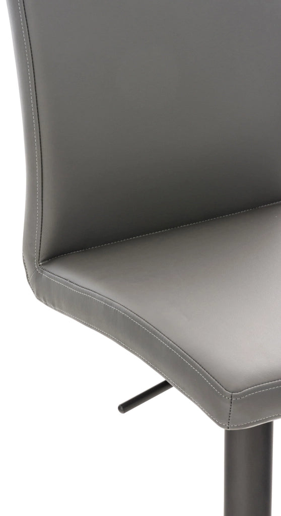 2er Set Barhocker Cadiz Kunstleder schwarz