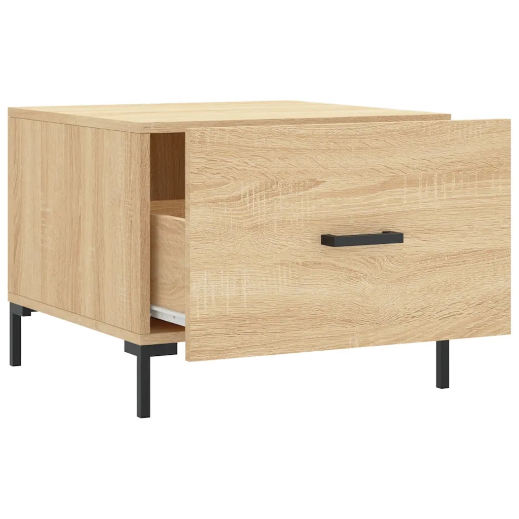 2 pz Tavolini salotto | Tavolino da caff¨¨ | Tavolino da Soggiorno Rovere Sonoma 50x50x40cm Legno Multistrato