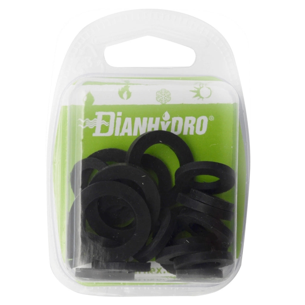 KIT MISTO GUARNIZIONI PER RACCORDI SANIT. IN GOMMA T.M. BLISTER- pz.10x(3/8-1/2) +pz.5x(3/4)- FAIDF- pezzi 1