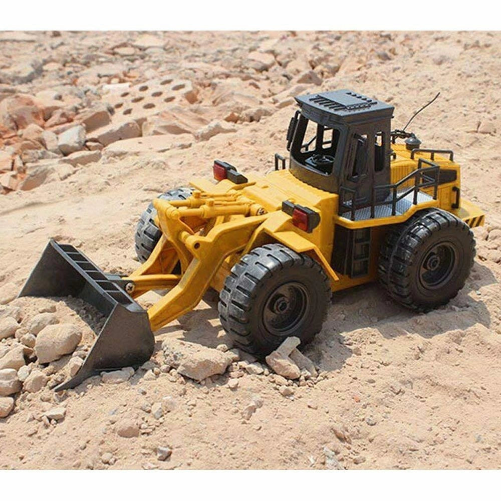 Trade Shop - Ruspa Bulldozer Radiocomandato Trattore Caricatore Frontale Giocattolo Bambini -