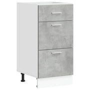Pensile da cucina | Armadio Inferiore ¡°Lyon¡± Grigio Cemento 40x46x81,5cm