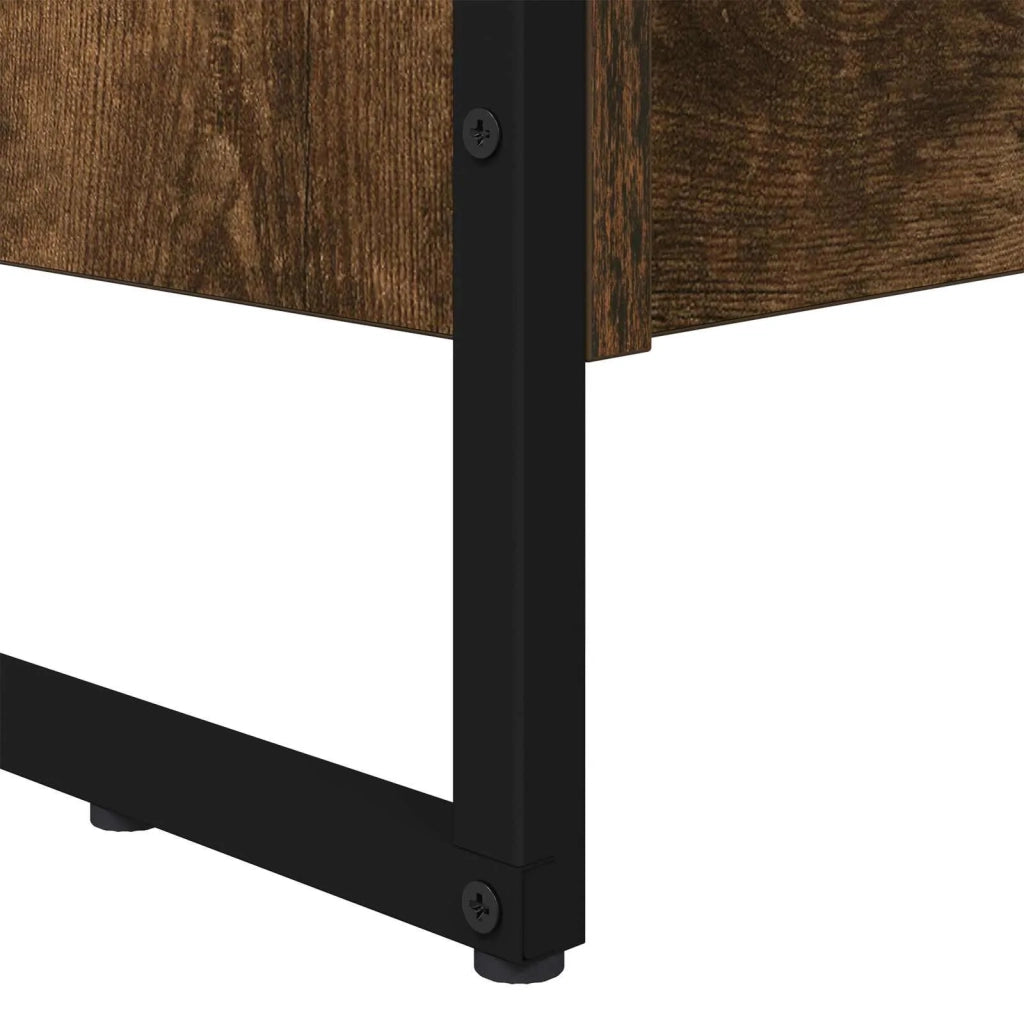 Armadio per Libri 2 pcs Quercia Fumosa 80 x 30 x 155 cm 3403006