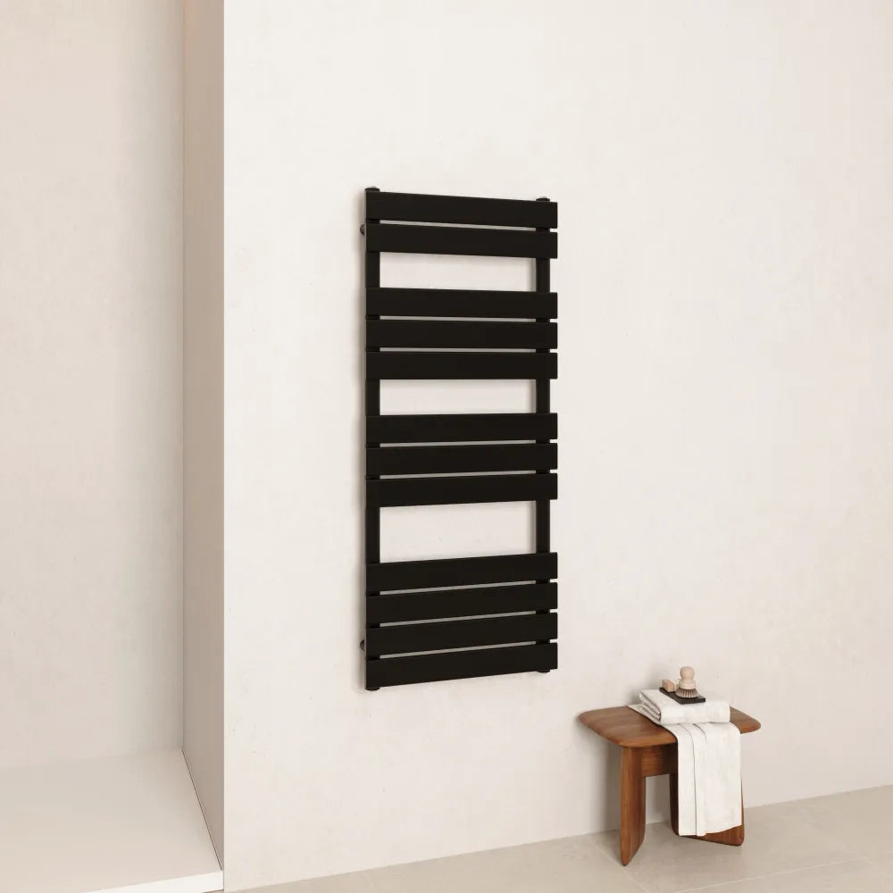 Termoarredo idraulico 1200x500 nero opaco interasse 450 | Andromeda