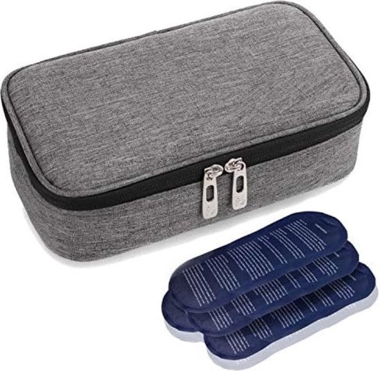 Tas di Insulina - Tas per Diabete - Tas per Diabete - Colore Grigio