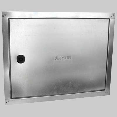 SPORTELLO PER CONTATORE ACQUA ZINCATO  300 x 400 x 20     MADE IN ITALY