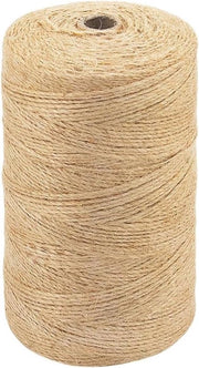 Tessuto di Juta 15 mm - 500 m - Naturale - Decorazione Giardino Fioristi - Artigianato DIY - Legatura Arti e Mestieri - Imballaggio