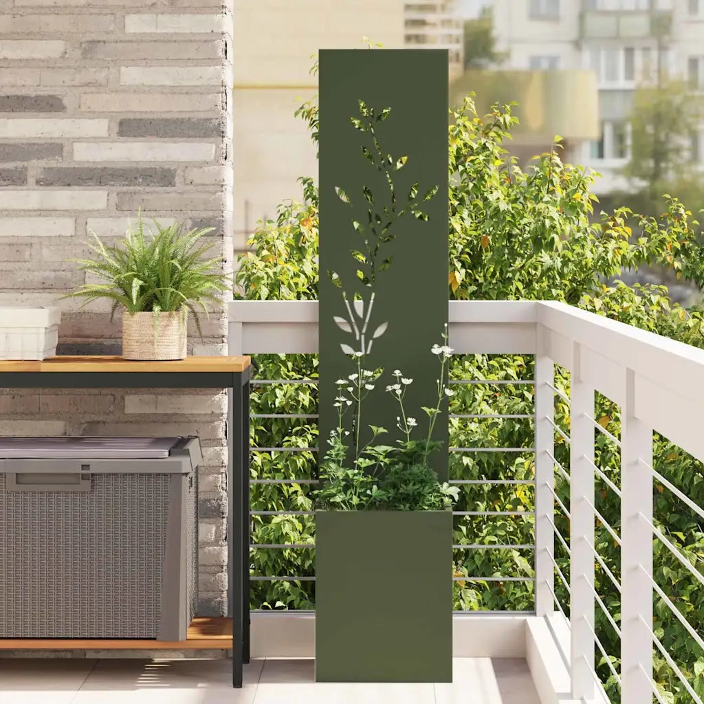 Schermo per privacy in giardino Oliver verde 32 x 32 x 150 cm CFW6228311