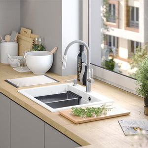 Lavello In Granito Kurt 110 Workstation White