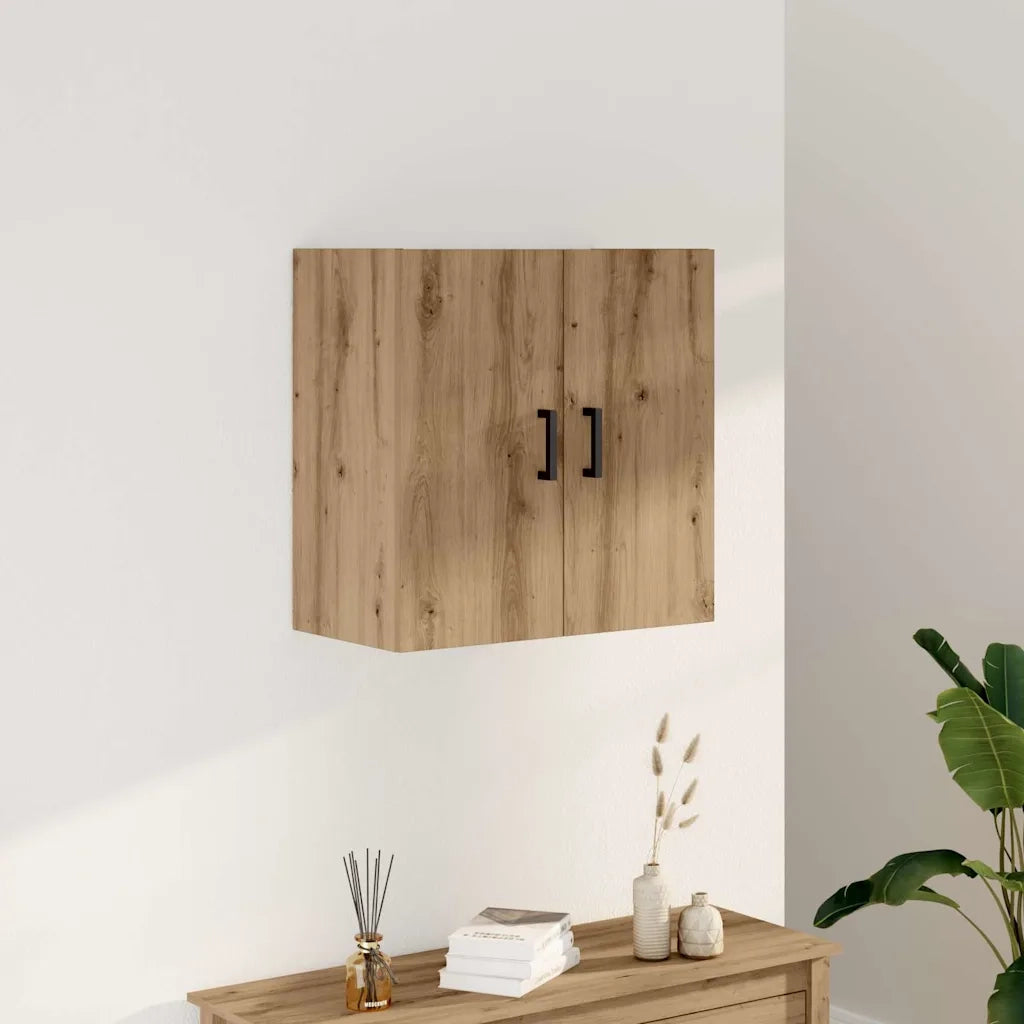 Armadietto a Muro Rovere Artigianale 60x31x60 cm in Truciolato 857303