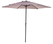 Ombrellone da Giardino Ø3 m Palo Ø38 mm in Ferro Telo in Poliestere Garden Tortora