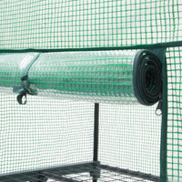 Serra da giardino in metallo 70 x 160 x 50 cm pianta da giardinaggio in plastica 1613004