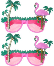 Ombrellone da sole - Tinten tropicali - Flamingo rosa - Perfetto per le feste estive - Leggero e confortevole - Ideale per le cabine fotografiche