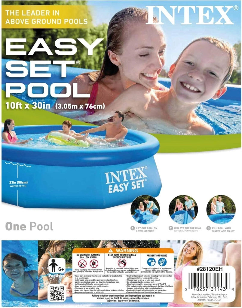 Intex 28120 piscina fuori terra Piscina gonfiabile Piscina rotonda 3853 L Blu