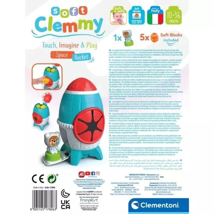 Clemmy - Razzo sensoriale - Un personaggio + cubi