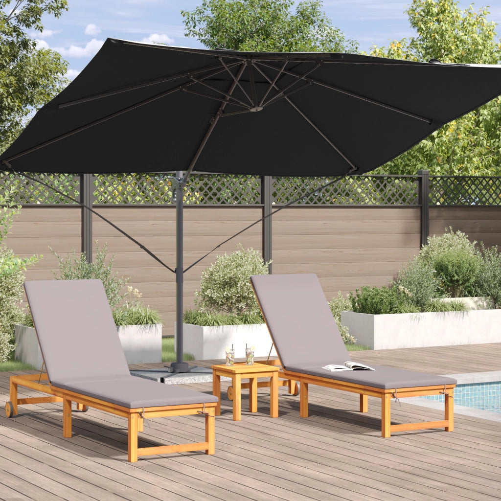 Ombrellone Cantilever Nero