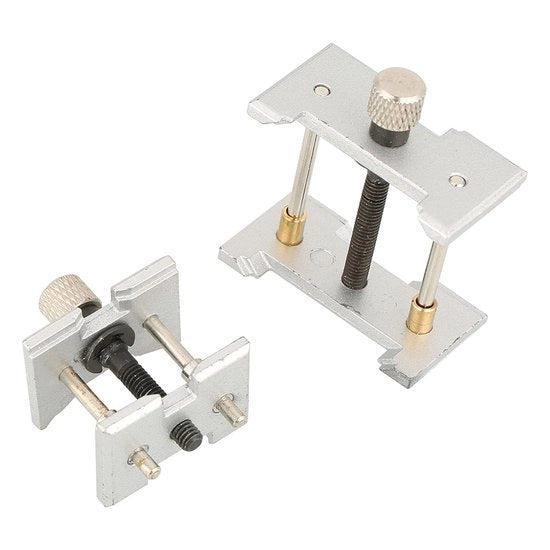 Oggetto per orologi adattabile - supporto orologio - strumento di riparazione - compatto - ideale per orologi - metallo 38 x 42 - supporto orologio adattabile