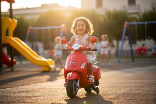 Scooter Elettrico per Bambini Happy 12V Rosso