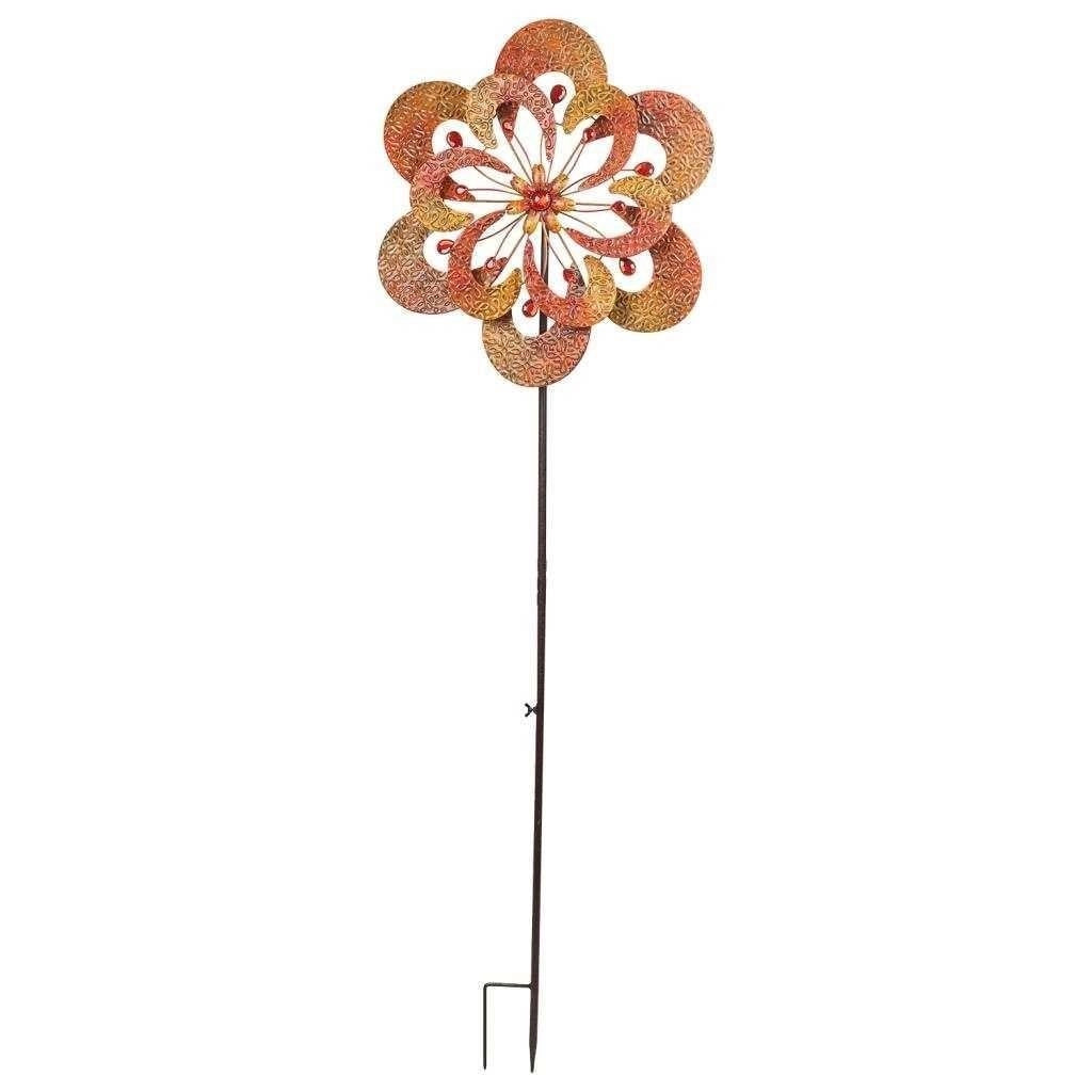 Decorazione fiore in metallo 50x12x160h