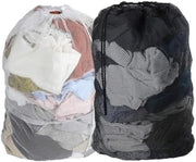 2 set di sacchetti a rete, 60 x 90 cm organizzatore per lavatrice, grandi sacchetti a rete con cordino chiusura, per viaggi, grandi capi, coperte, ripostiglio giocattoli, appartamento universitario, appartamento