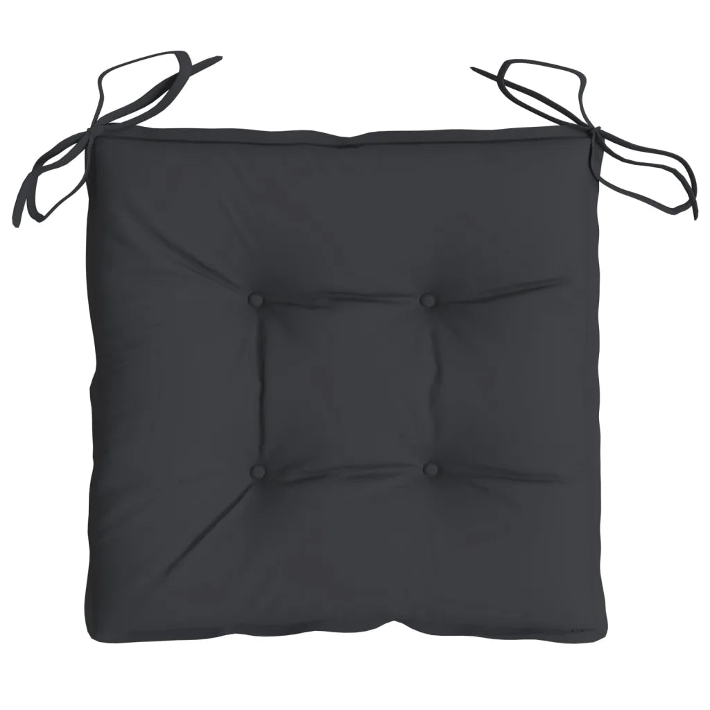 vidaXL Cuscini per Pallet 6 pz Neri 50x50x7 cm Tessuto Oxford