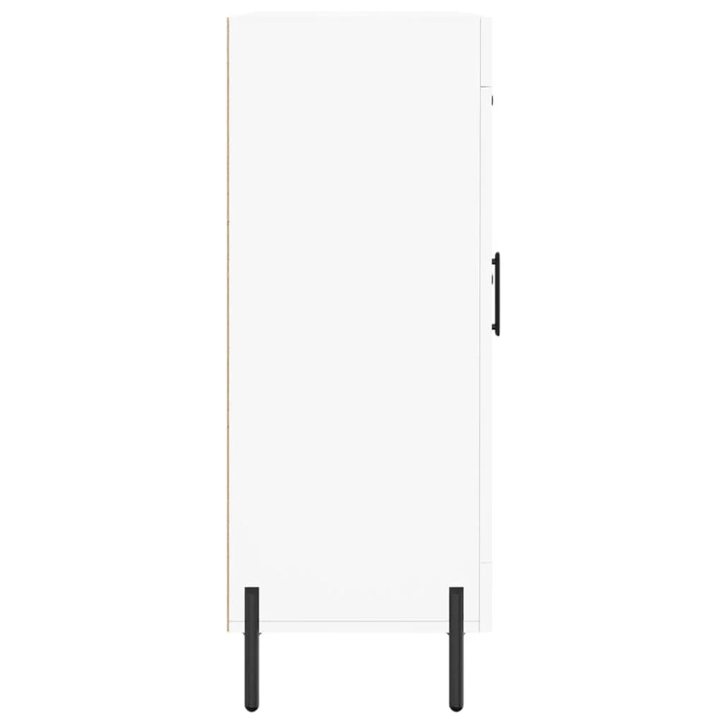 Buffet credenza cassettiera armadio mobile contenitore organizer per cucina soggiorno salotto 69,5 x 34 x 90 cm legno ingegnerizzato bianco 02_0030417