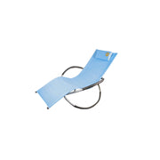 Sedia a dondolo in alluminio - O'Sun - Blu - Dimensioni : 155 x 80 x 85 cm