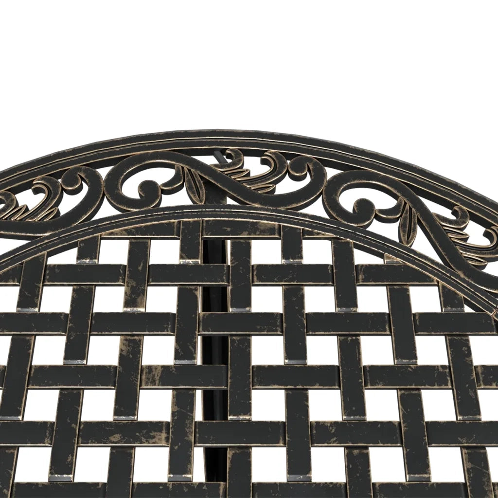 Set da Bistrò 3 pz Bronzo in Alluminio Pressofuso 3216322
