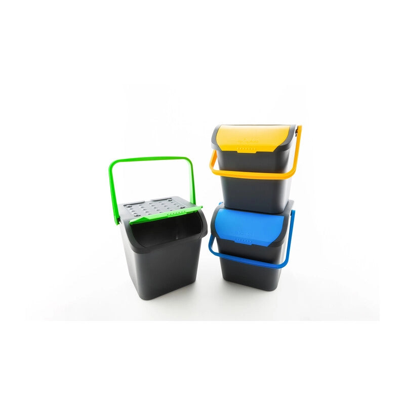 PATTUMIERA  28 L ECOLOGIC SOVRAPPONIBILE KIT 3 PZ