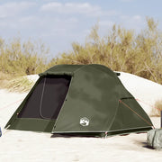 Tenda da Pesca per 3 Persone Verde Oliva Impermeabile 4100655