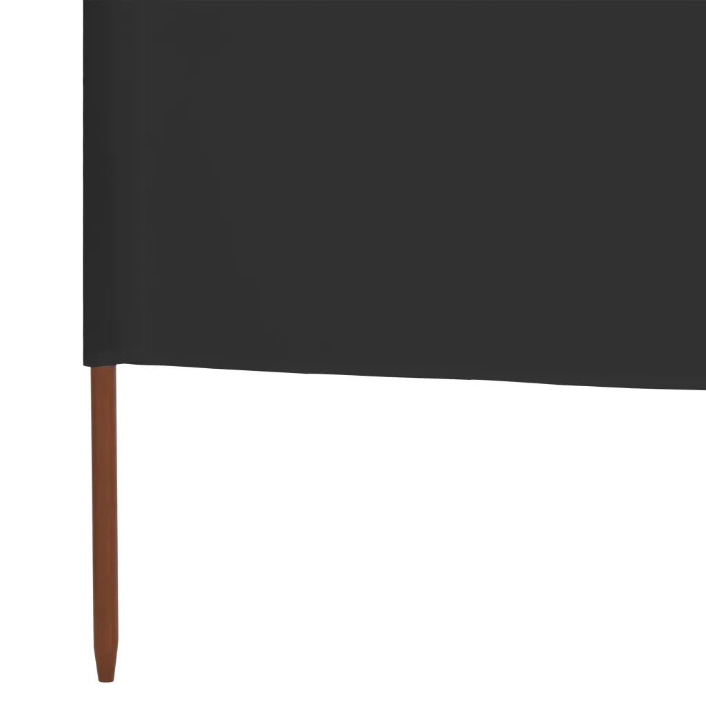 Paravento a 3 Pannelli in Tessuto 400x160 cm Antracite CFW3122208