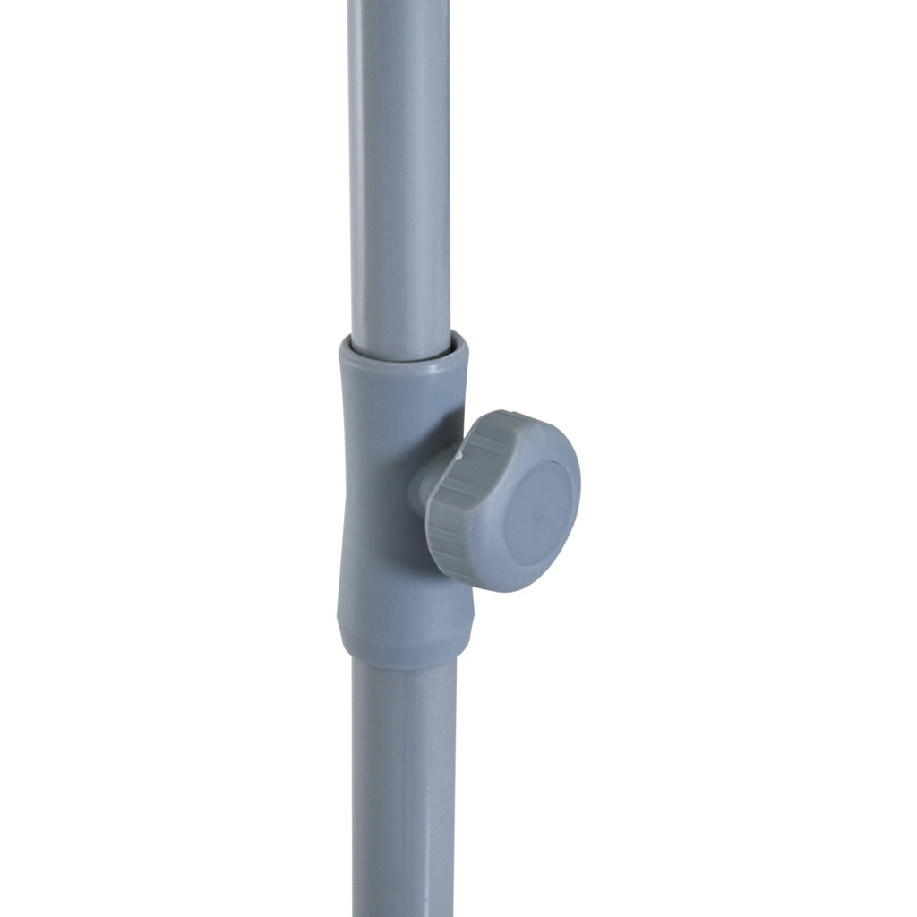 Ombrellone da giardino inclinabile ottagonale ¨C zephmum ¨C ? 2 m metallo poliestere crema