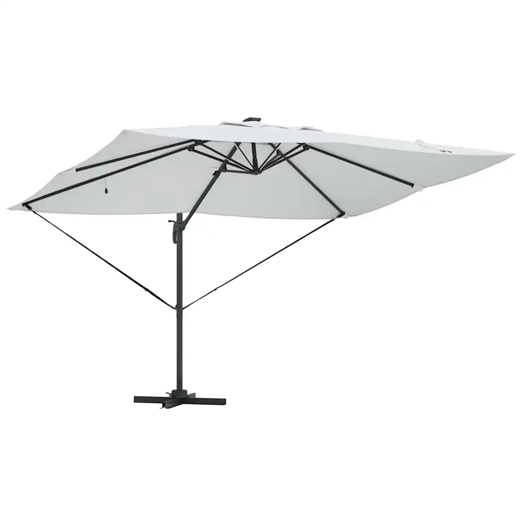 Ombrellone Sabbia 352 x 251 x 265 cm Poliestere e Alluminio 42003327