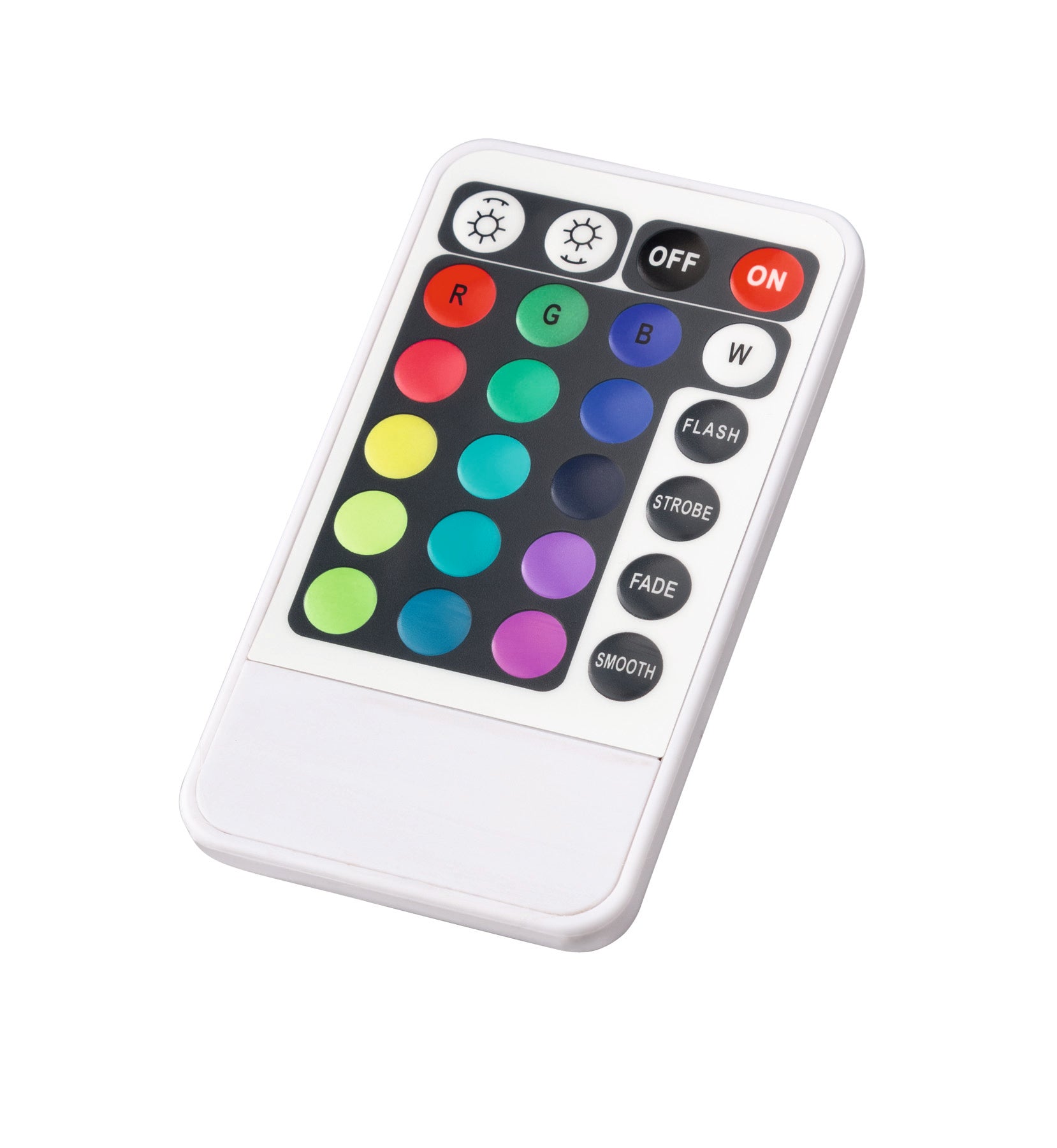 Piantana da Interno a LED in Tessuto Bianco