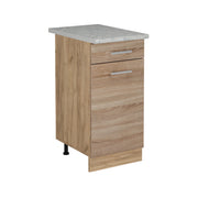 Vicco Mobiletto base per cucina Sonoma 40 cm PL Marmo