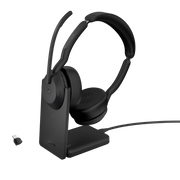 ORIGINAL Jabra Accessori per computer nero 25599-999-889 Headset Evolve2 55 MS Stereo