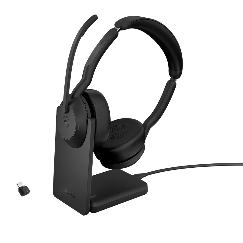 ORIGINAL Jabra Accessori per computer nero 25599-999-889 Headset Evolve2 55 MS Stereo
