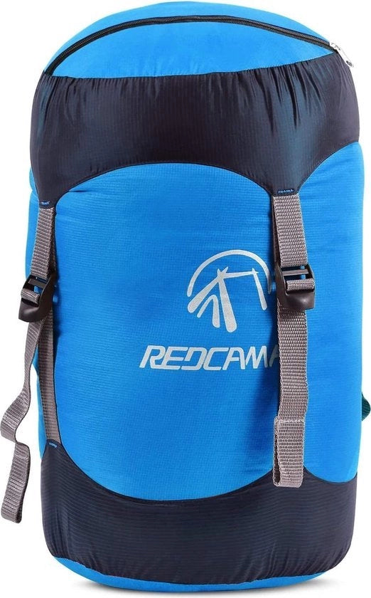Zaino in Nylon Compresso per Sacco da Sdraio - Leggero e Compattabile - Ideale per Campeggio, Outdoor, Escursioni, Escursioni a Piedi, Viaggio e Backpacking - Nero