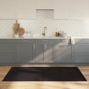 Tappeto Rettangolare Marrone Scuro 100x200 cm in BambÃ¹