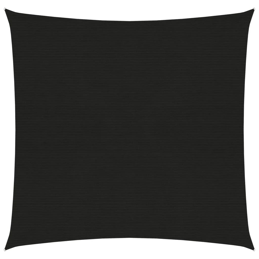 Vela ombreggiante/ombrellone 160 g/m² 2 x 2 m HDPE nero 02_0009187