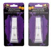 Trade Shop - Trucco Halloween Cerone Bianco Crema Make Up Halloween Carnevale -