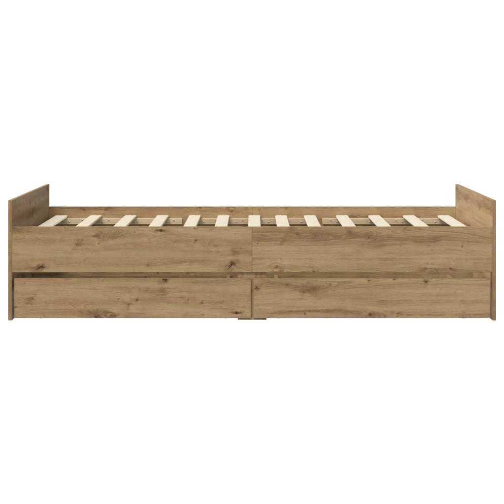Struttura del letto Rovere Artigianale Legno ingegnerizzato 3429628