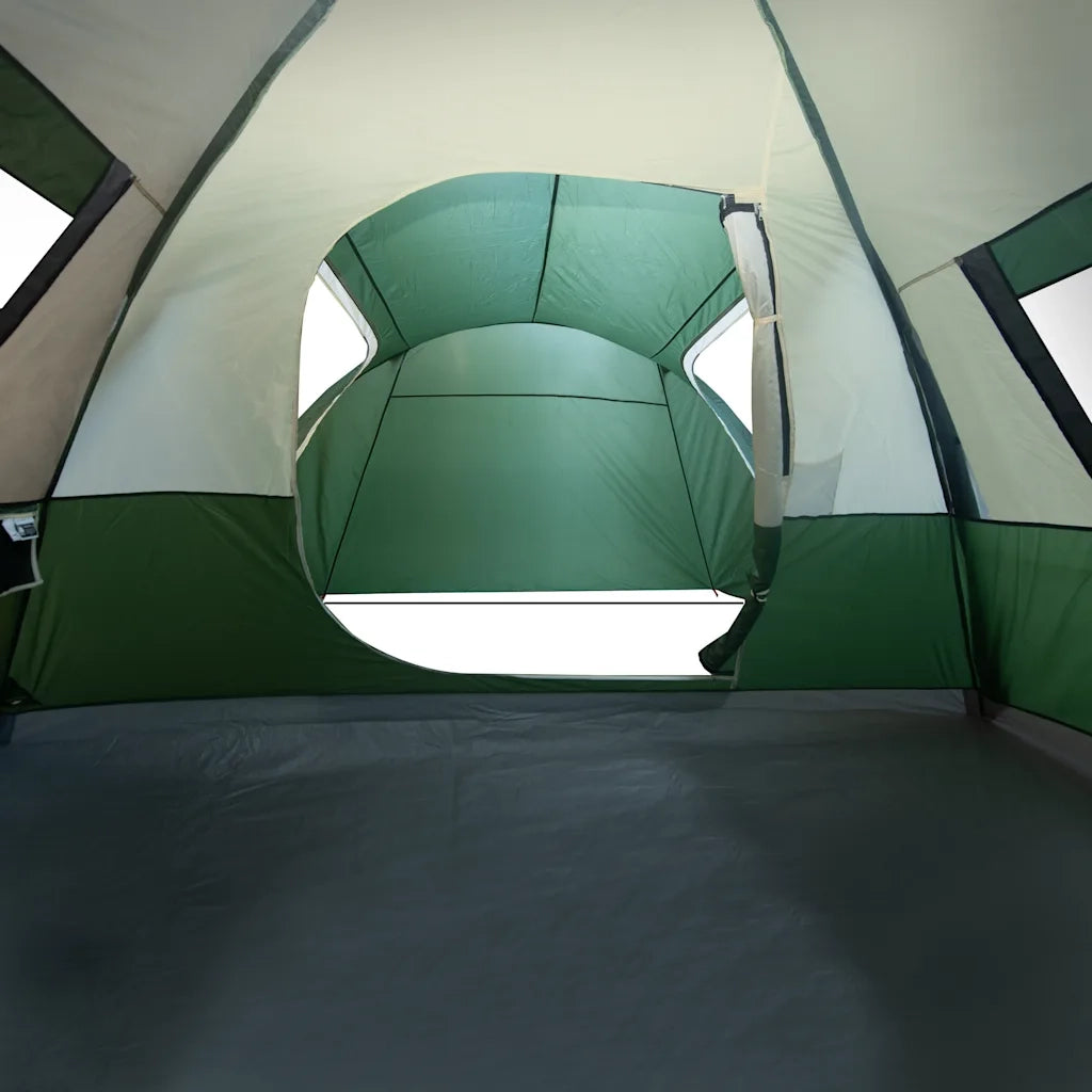 Tenda da Campeggio a Cupola per 6 Persone Verde Impermeabile 94353