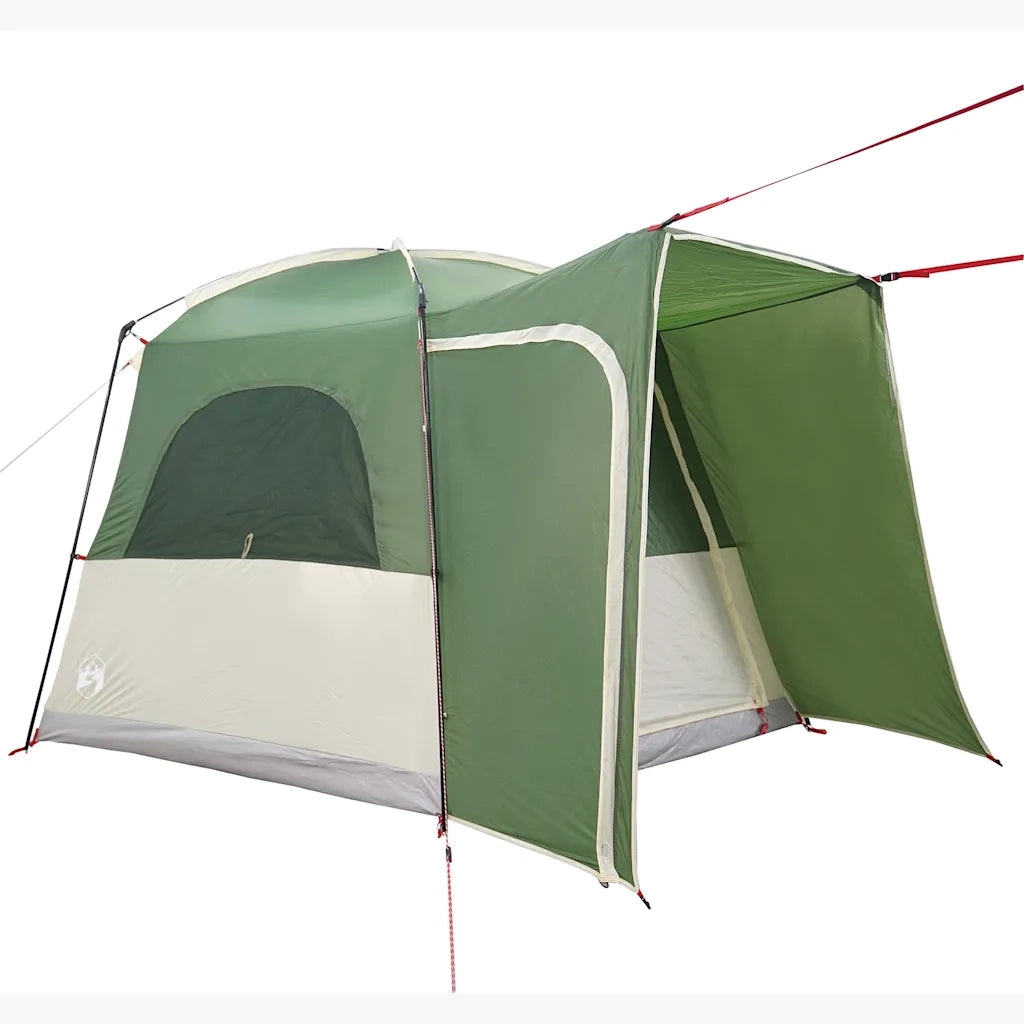 Tenda da Campeggio per Auto per 4 Persone-Tenda per Famiglie Verde Impermeabile 592166