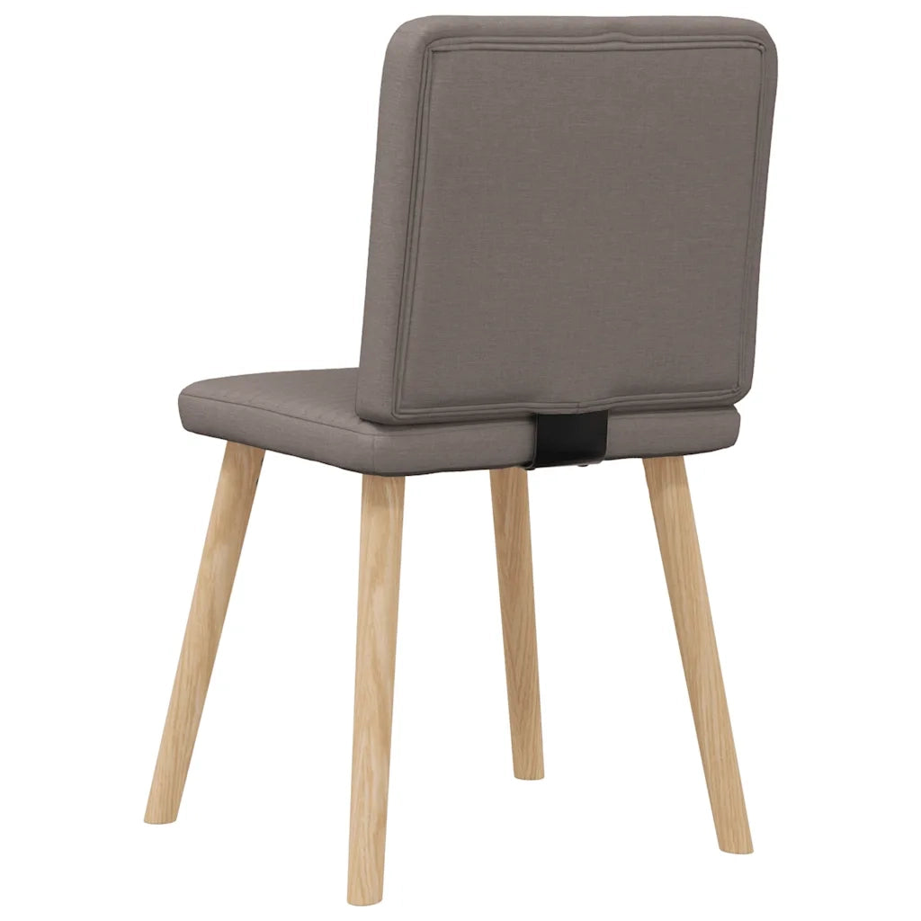 vidaXL Sedie da Pranzo 6 pz Grigio Talpa in Tessuto