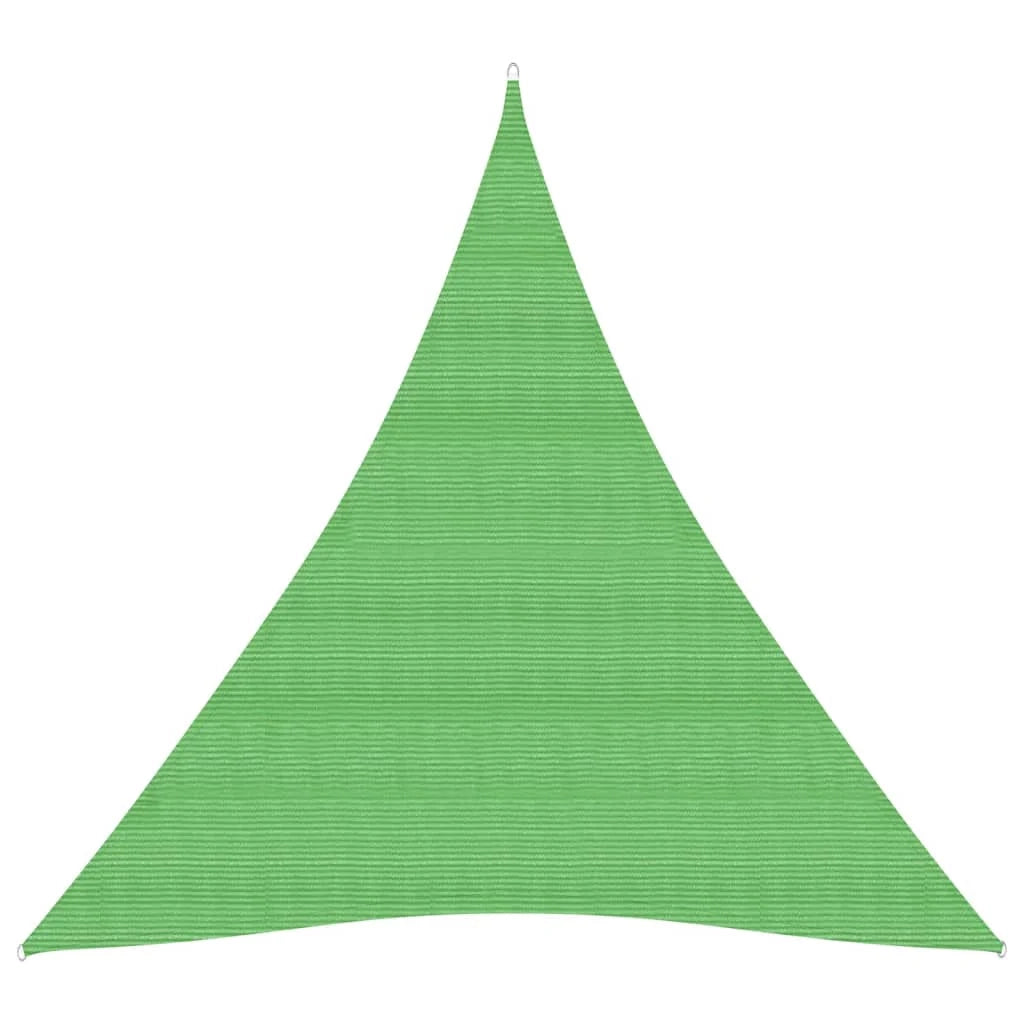 Vela ombreggiante 160 g/m² verde chiaro 5 x 7 x 7 m HDPE 02_0009400