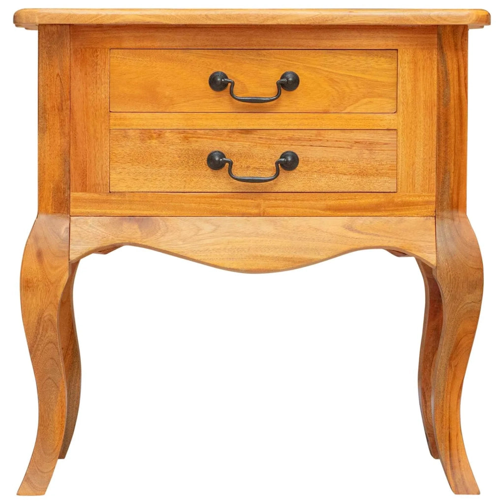 Tavolo laterale con cassetto Naturale 60,5 x 30 x 61 cm
