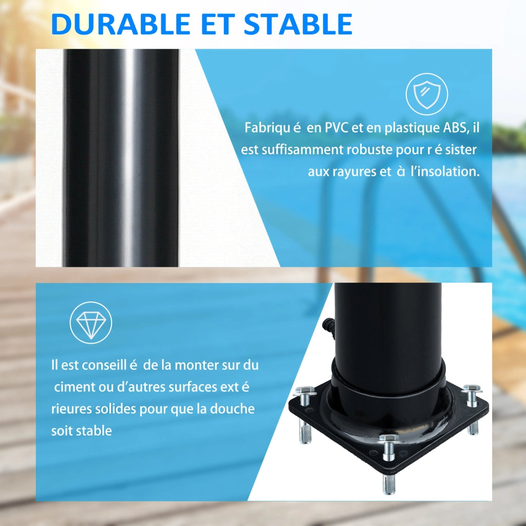 Doccia Solare da Giardino 20 Litri ¨C zephmum ¨C Nero
